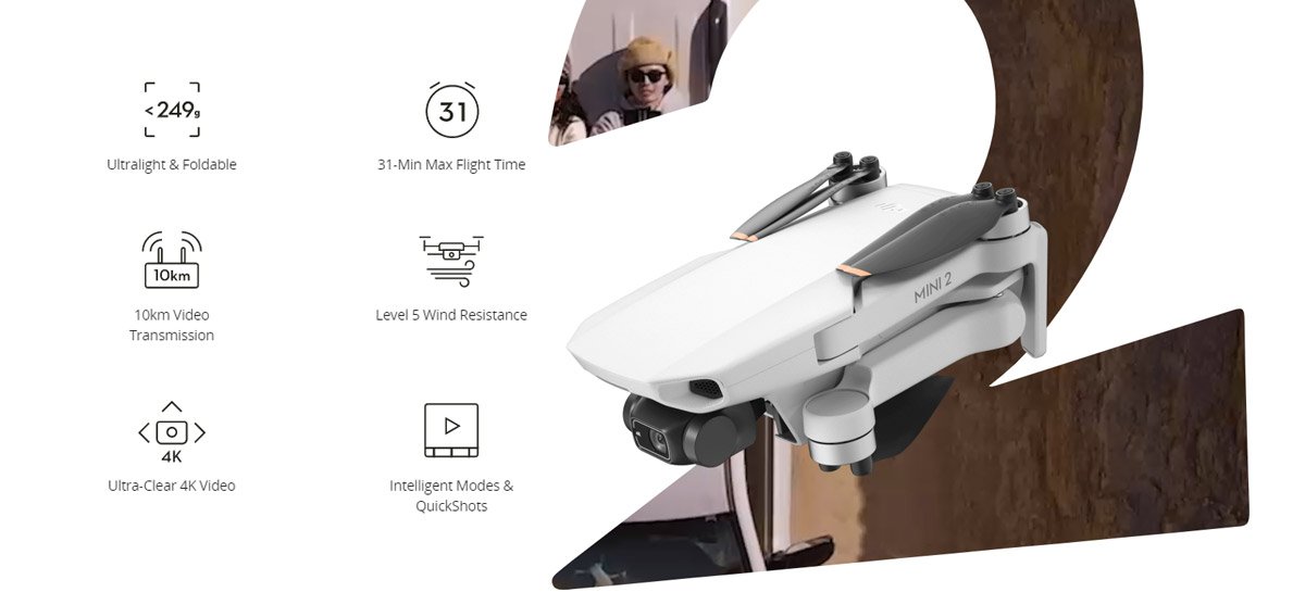 Drone DJI Mini 2 custando apenas R$2.733 na Aliexpress