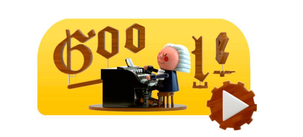 Google celebra aniversário de Bach com primeiro doodle feito com inteligência artificial