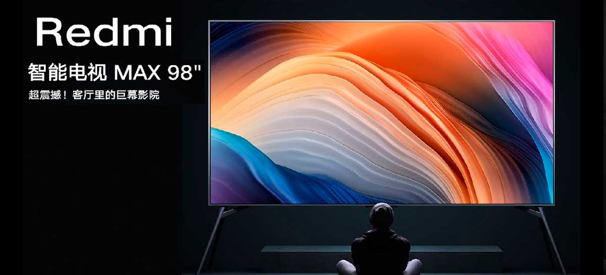 Xiaomi registra venda de 1.000 unidades da Redmi Smart TV Max de 98 polegadas em 3 minutos