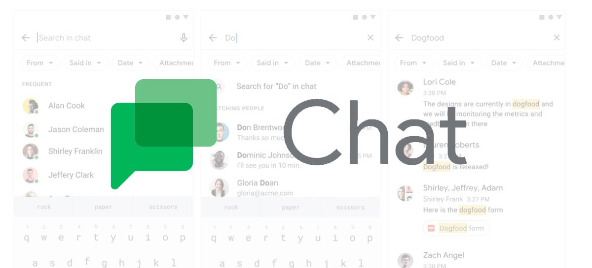 Google Chat facilita pesquisa por mensagens em nova atualização