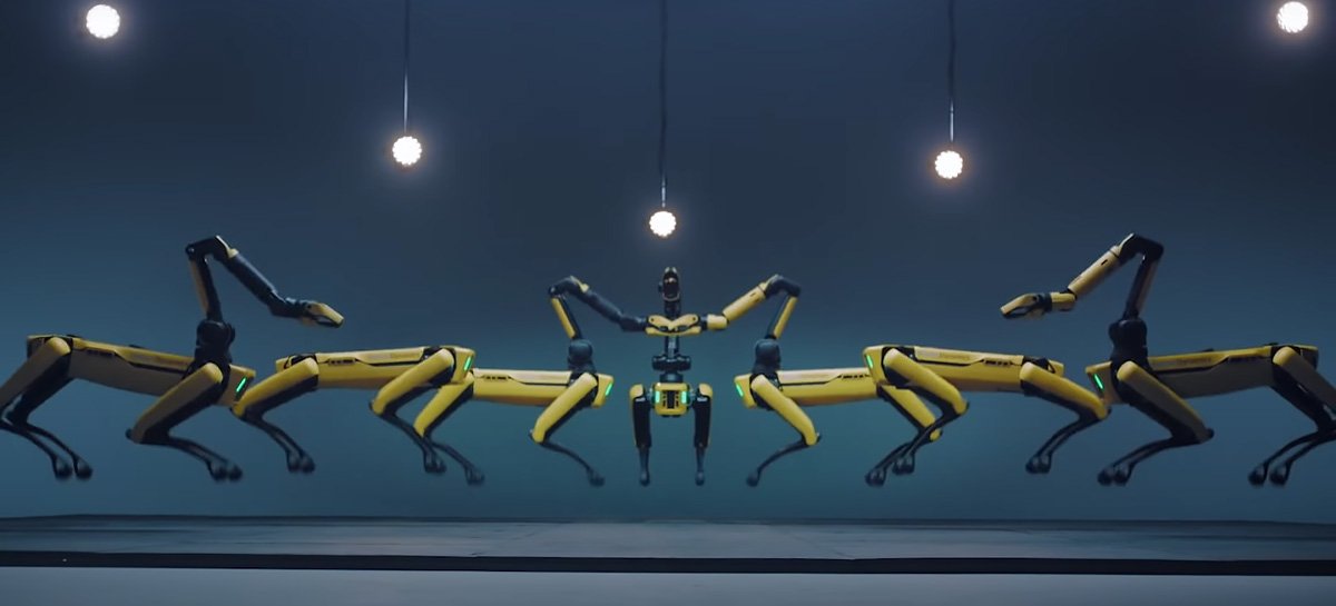 Boston Dynamics lança novo vídeo com vários robôs Spots dançando
