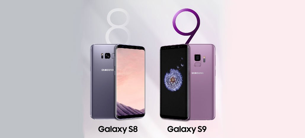 Samsung divulga infográfico comparando o Galaxy S9 e o S8