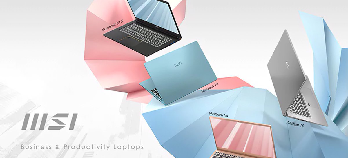 MSI lança novos laptops para uso corporativo equipados com chips Intel Core de 11ª geração