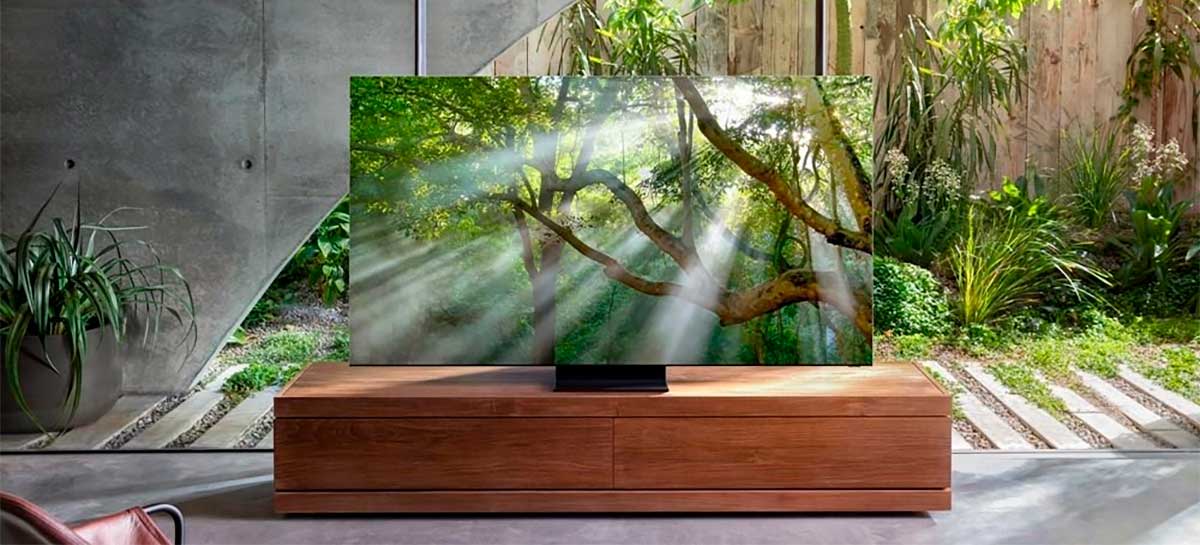 Samsung mostra sua TV 8K totalmente sem bordas e com apenas 15mm de espessura