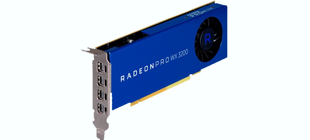 AMD anuncia Radeon Pro WX 3200, GPU compacta voltada para uso profissional de CAD