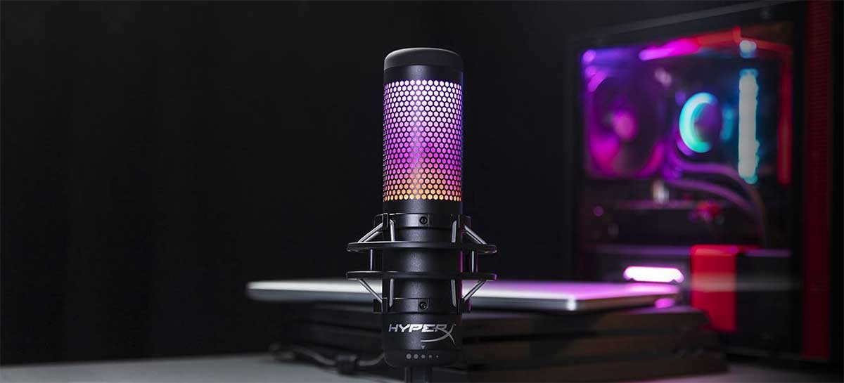 HyperX anuncia microfone profissional QuadCast S por R$ 1.599,90