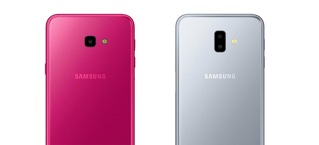 Samsung anuncia os smartphones intermediários Galaxy J4+ e J6+