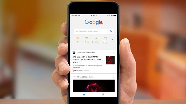 تعمل Google على تحسين موجز الأخبار في تطبيق البحث لنظامي التشغيل Android و iOS 1