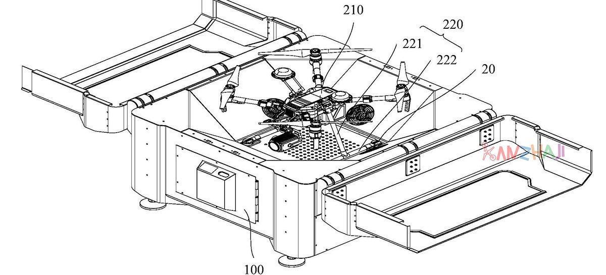 Patente da DJI sugere o lançamento de docas para seus drones