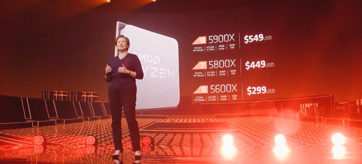 AMD apresenta processadores Ryzen 5000, que chegam em novembro por preços a partir de US$ 299