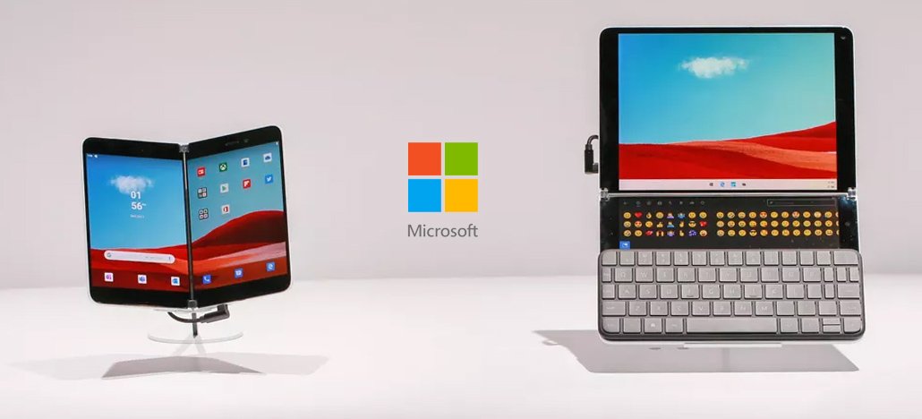 تقدم Microsoft Surface Neo و Surface Duo وجهاز كمبيوتر محمول يعمل بنظام Android بشاشة مزدوجة وهاتف ذكي 1