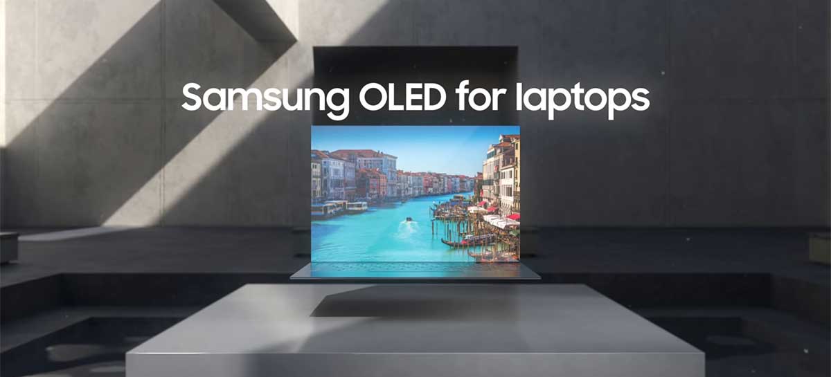 Samsung apresenta notebooks com display OLED e webcam embaixo da tela