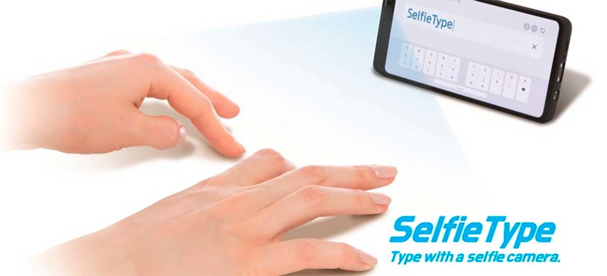 Samsung apresenta teclado INVISÍVEL SelfieType durante a CES 2020