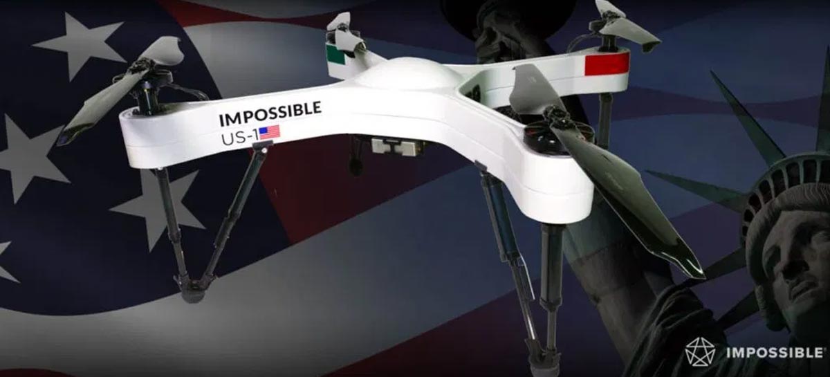Empresa cria sistema de suporte aéreo com drones para emergências