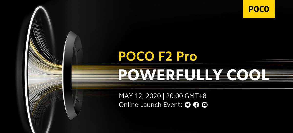 POCO F2 Pro teve seu lançamento global confirmado para o dia 12 de maio