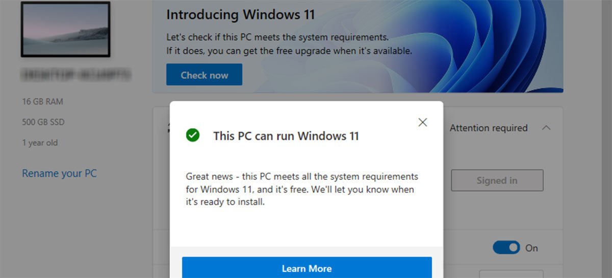 Microsoft considera reduzir requisitos do Windows 11 e remove PC Health Check