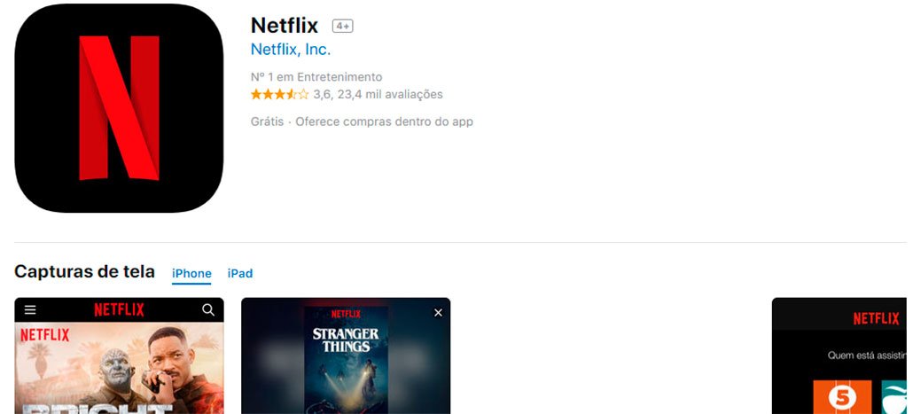 Netflix deixa de permitir que novos usuários paguem através do iTunes