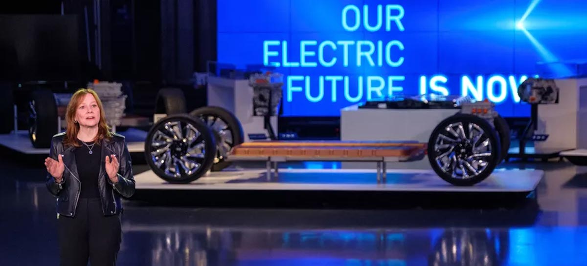 GM apresenta plataforma de carros elétricos para competir com a Tesla