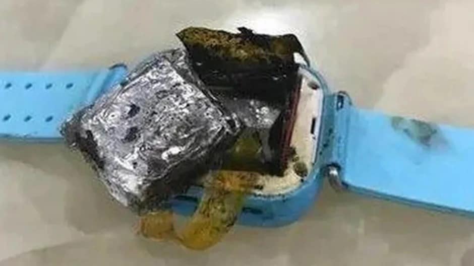 smartwatch explode