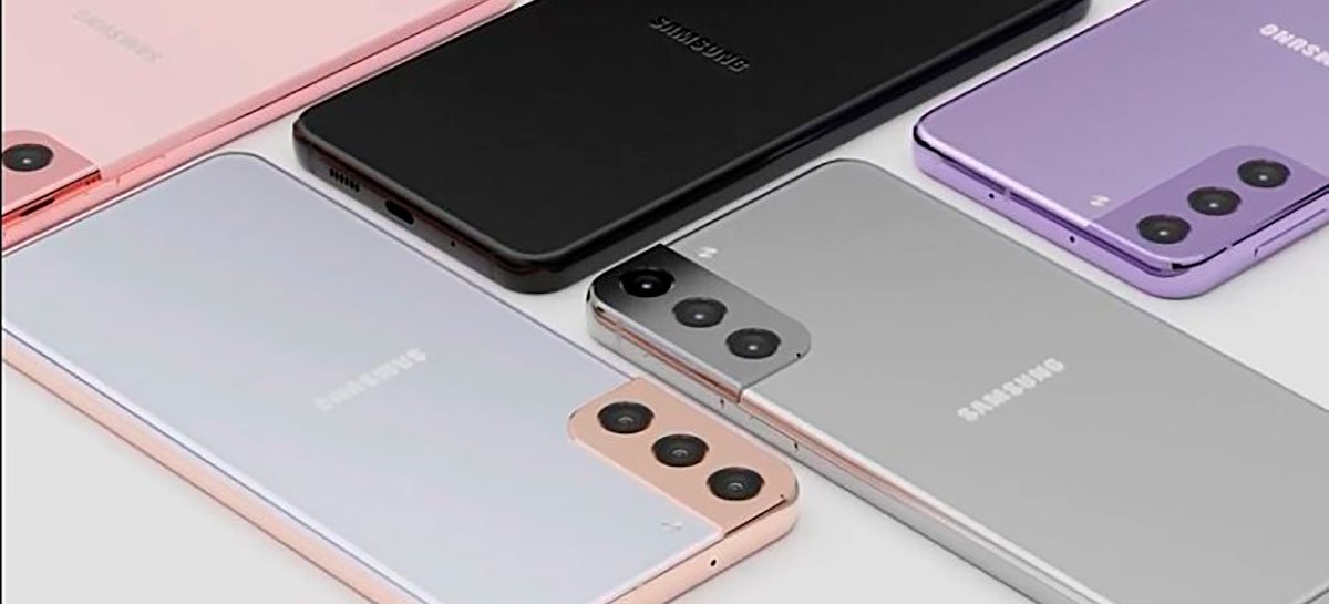 Samsung Galaxy S21 aparece em renderização revelando o design do aparelho