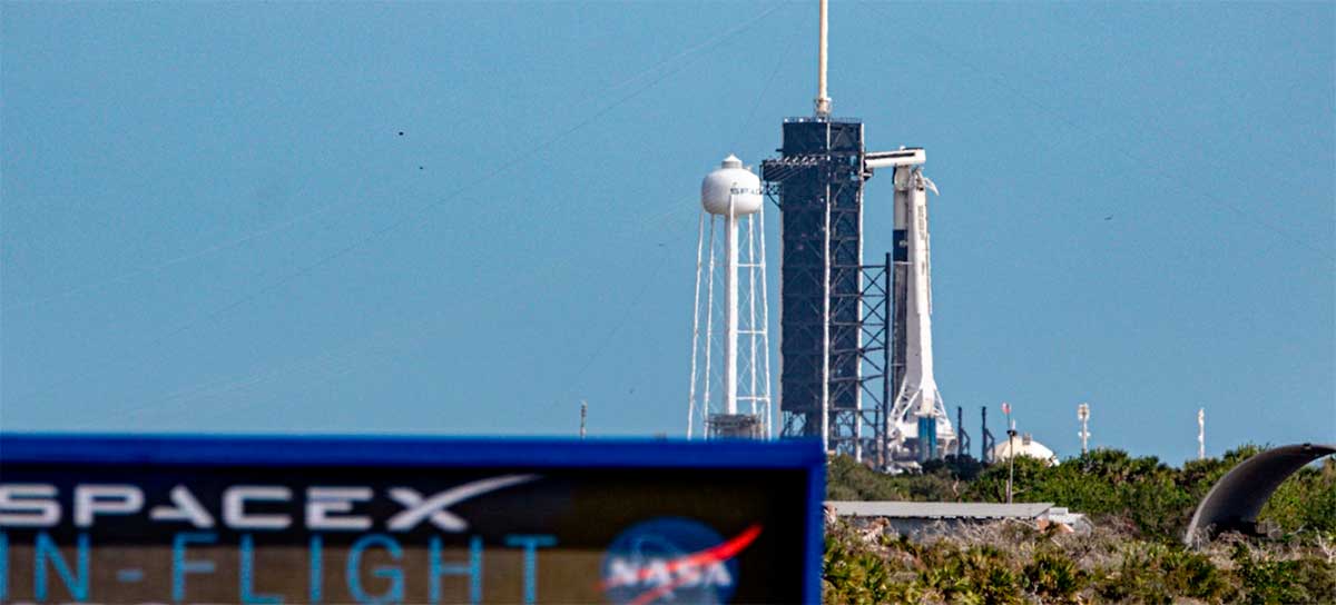 SpaceX vai lançar o Falcon 9 em teste de segurança amanhã; veja como assistir