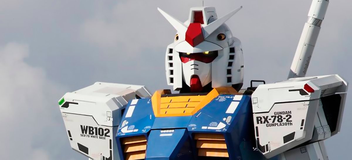 Robô Gundam de 18 metros será inaugurado em Yokohama no dia 19 de dezembro