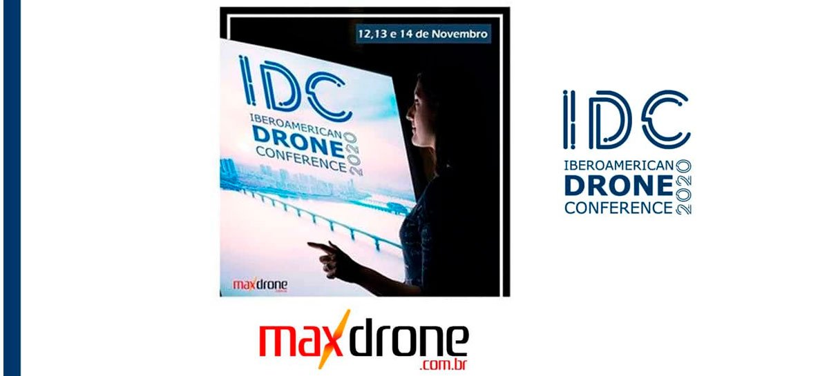 Conferência de drones IDC 2020 será realizada entre os dias 12 e 14 de novembro