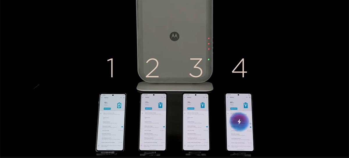 Novo carregador sem fio da Motorola recarrega baterias a 3 metros de distância