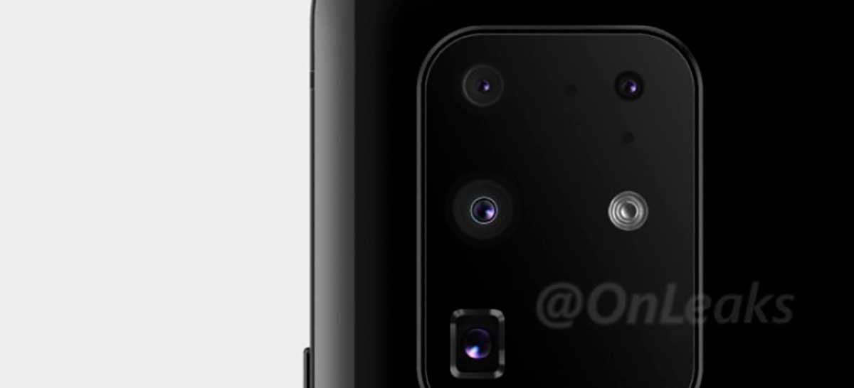 Vaza imagem da suposta câmera quádrupla do Samsung Galaxy S11+
