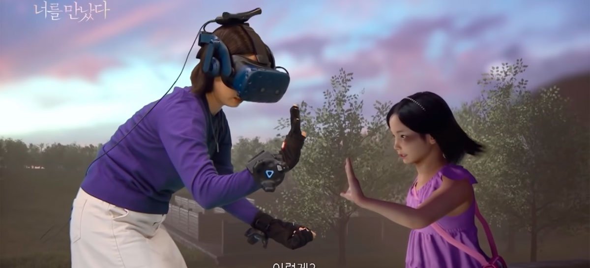 Vídeo mostra mãe interagindo com versão virtual de sua filha falecida usando VR