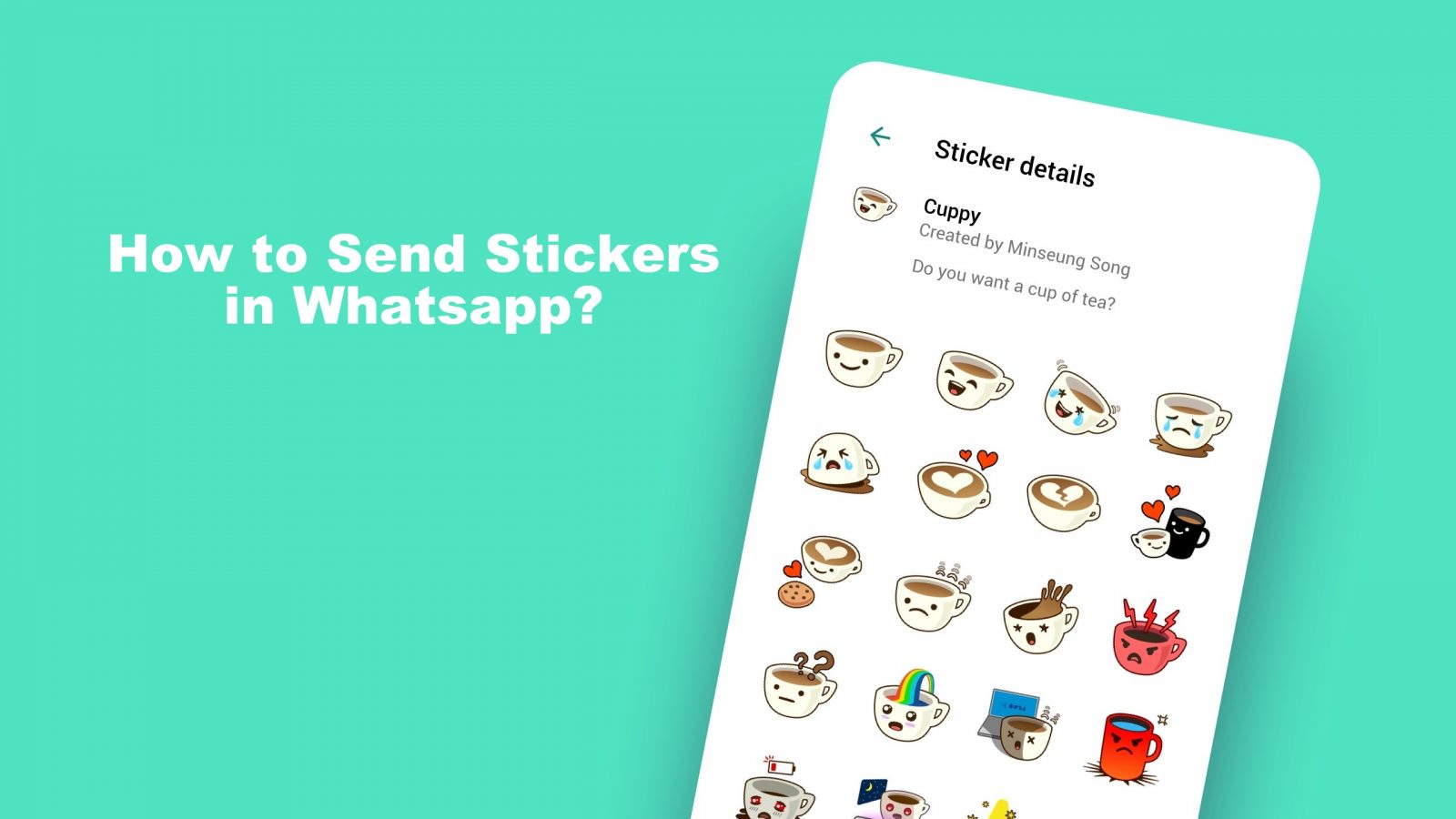 كيفية إرسال الملصقات في Whatsapp في دقيقة واحدة فقط