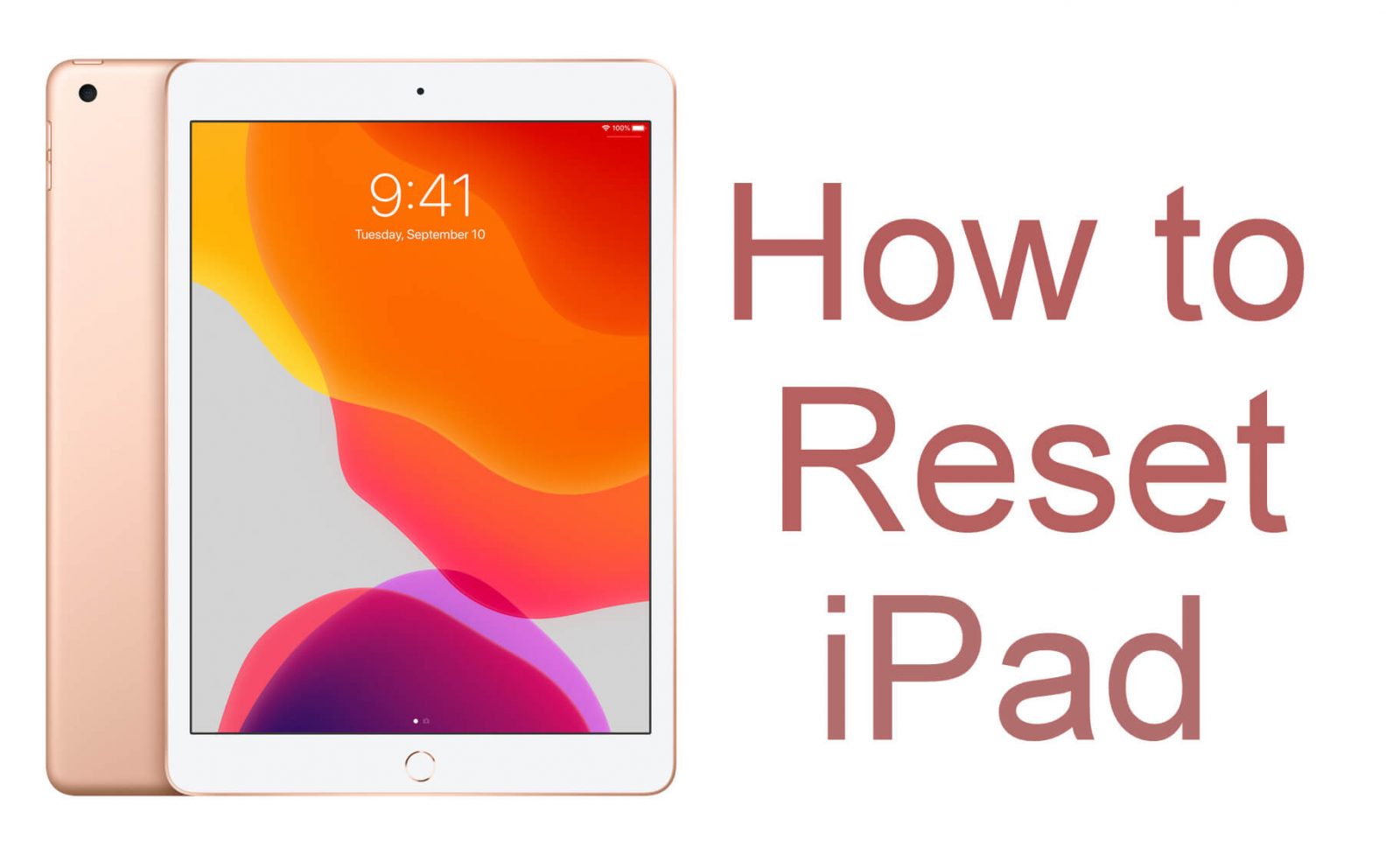 كيفية إعادة ضبط iPad على إعدادات المصنع [4 methods]