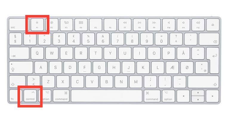 تعطيل لوحة المفاتيح على MacBook باستخدام مفتاح الاختصار