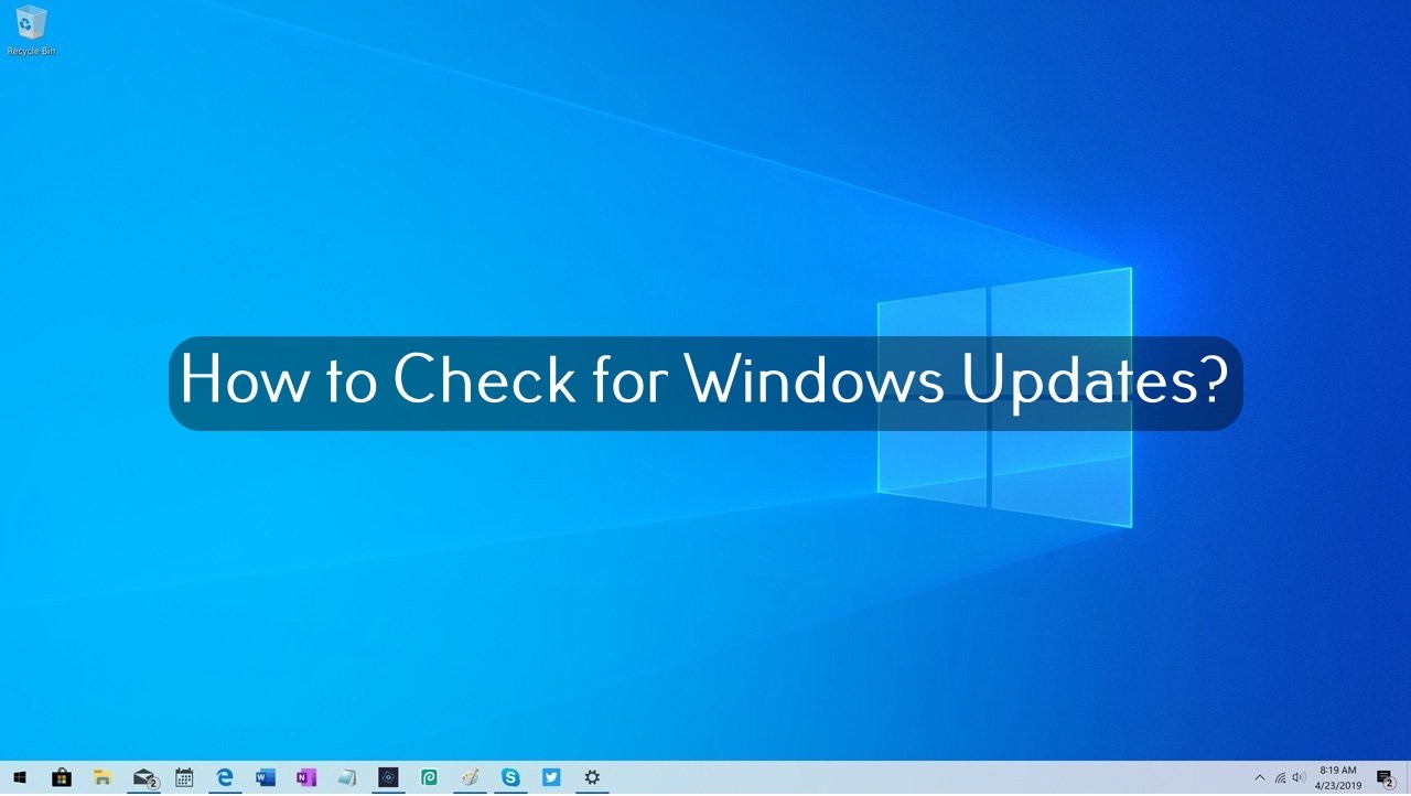 كيفية التحقق من Windows التحديثات يدويا