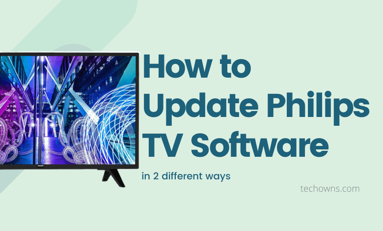 Update Philips TV Software