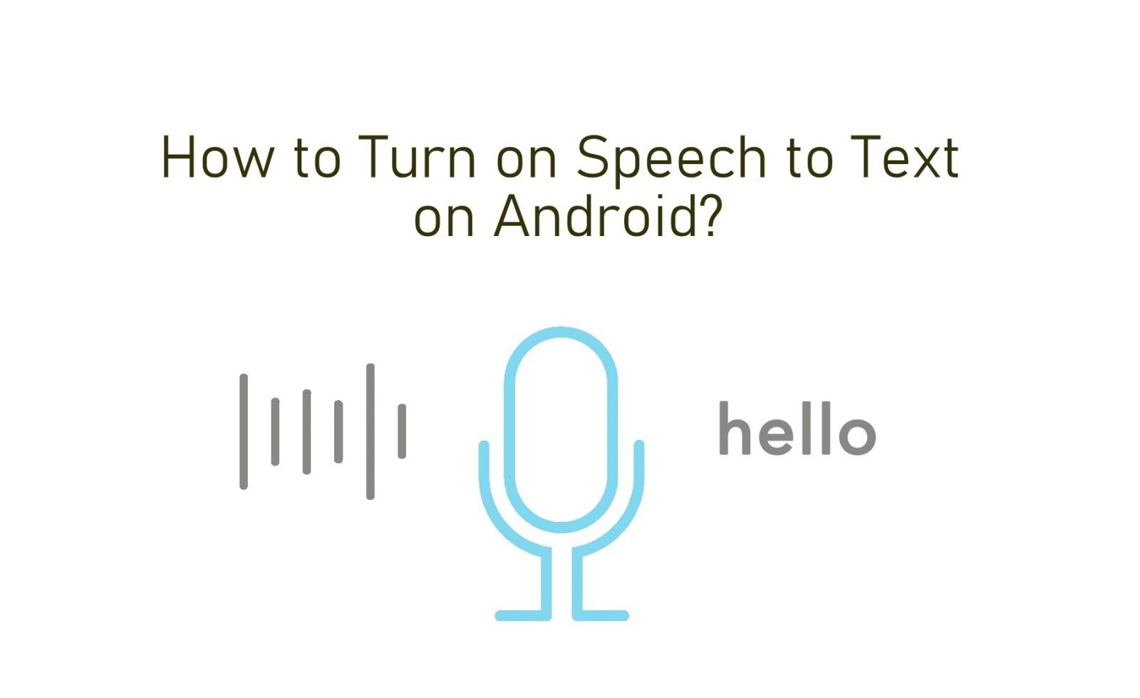 كيفية تشغيل الكلام إلى نص على Android