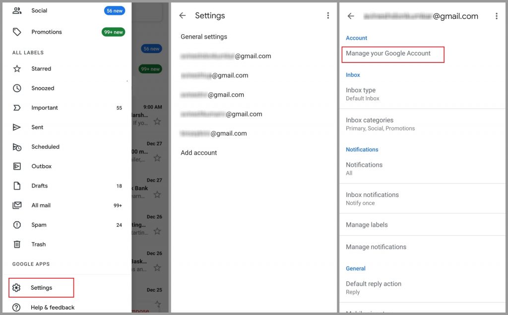 كيفية تغيير اسم العرض على Gmail [Smartphone & PC] 2