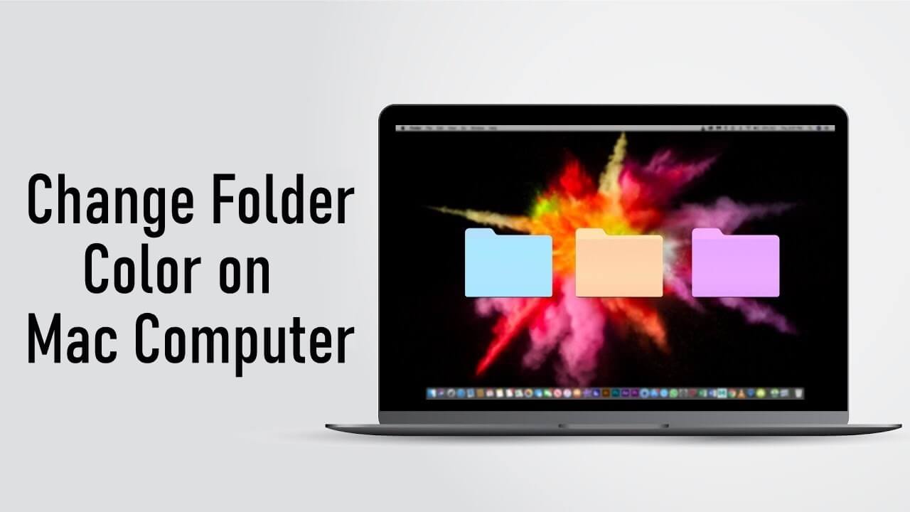 كيفية تغيير لون المجلد على جهاز كمبيوتر Mac