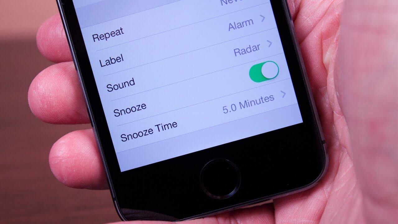 كيفية تغيير وقت الغفوة على iPhone