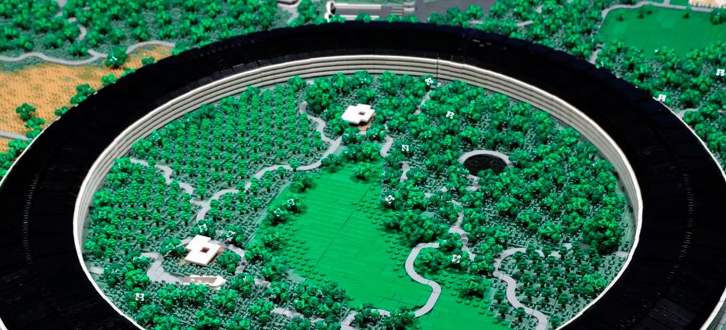 Projeto da Apple Park é recriado em dois anos usando 85 mil peças de lego