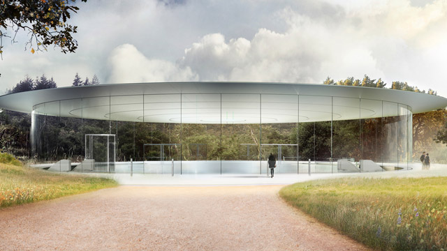 مع التصميم المستقبلي والمنطقة العامة ، مقر جديد لـ Apple سيفتح في أبريل 1
