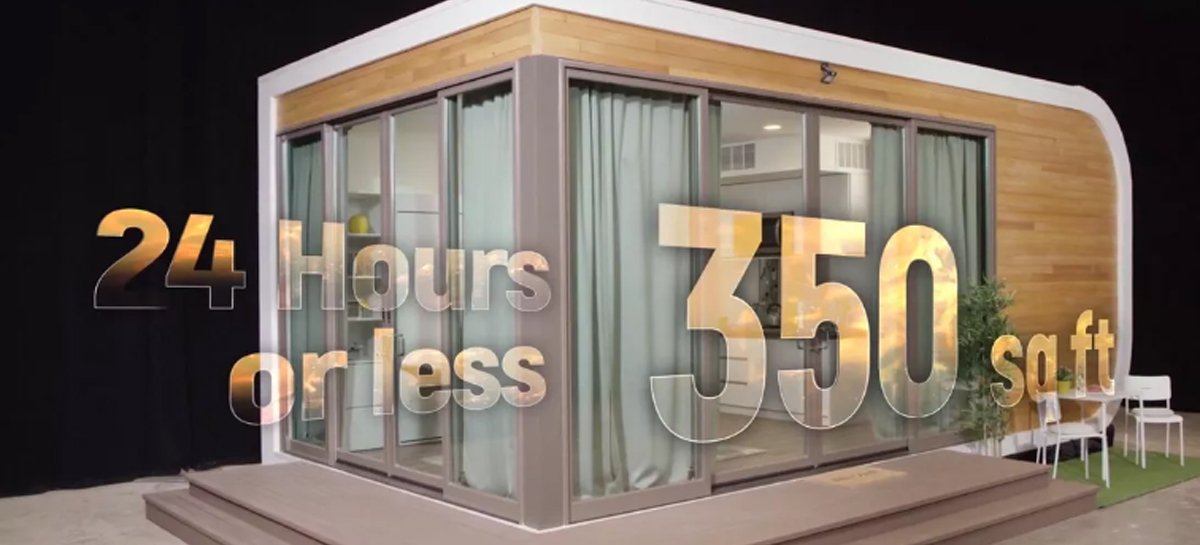 Casas impressas em 3D em apenas 24 horas já estão disponíveis na Califórnia