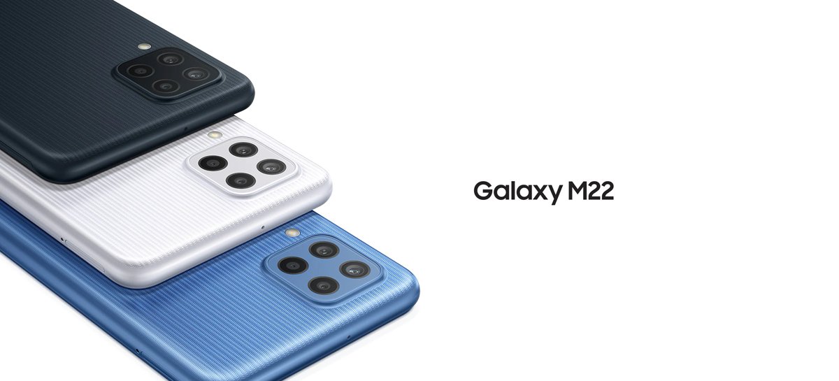 Smartphone Samsung Galaxy M22 chega ao Brasil por R$ 1.799