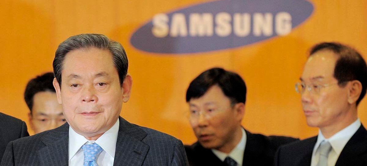 Morre o presidente da Samsung, Lee Kun-hee, aos 78 anos