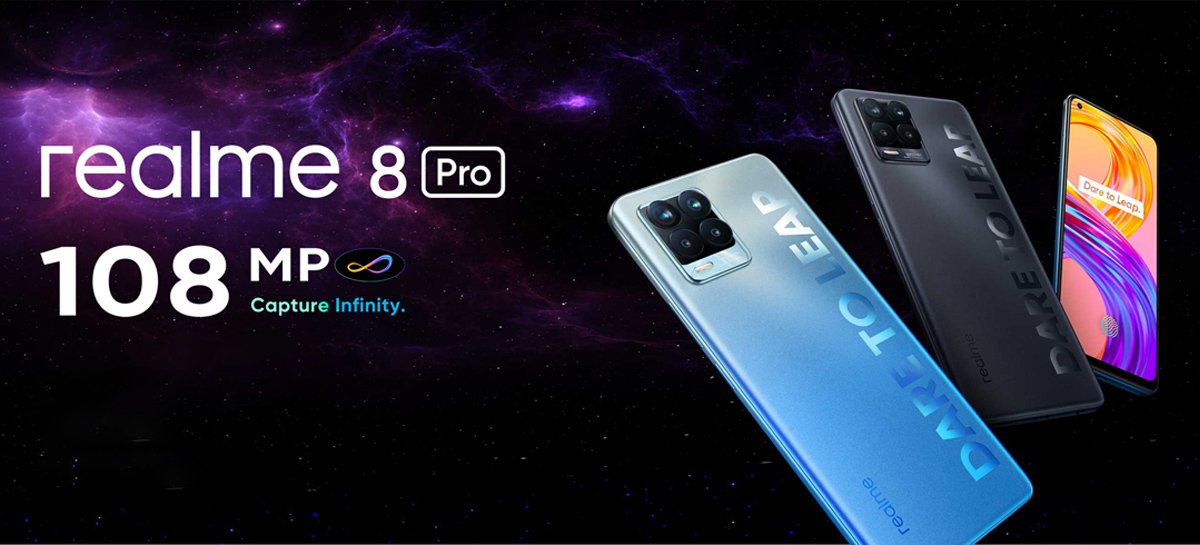 Realme 8 Pro é anunciado com câmera de 108MP e carregador de 65W