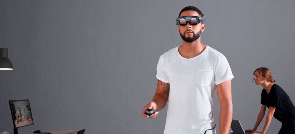 Protótipos do óculos de realidade aumentada Magic Leap One são guardados em cofres