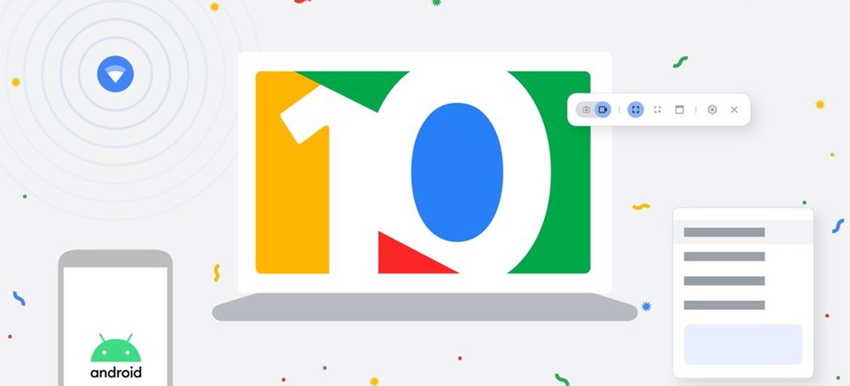 Chrome OS comemora 10 anos com diversos novos recursos, incluindo Phone Hub