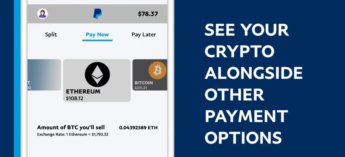 PayPal libera checkout com criptomoedas