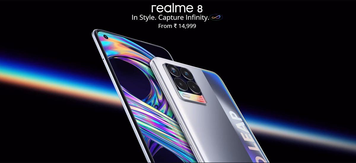 Realme 8 chega com tela AMOLED, câmera de 64MP e 5000mAh de bateria