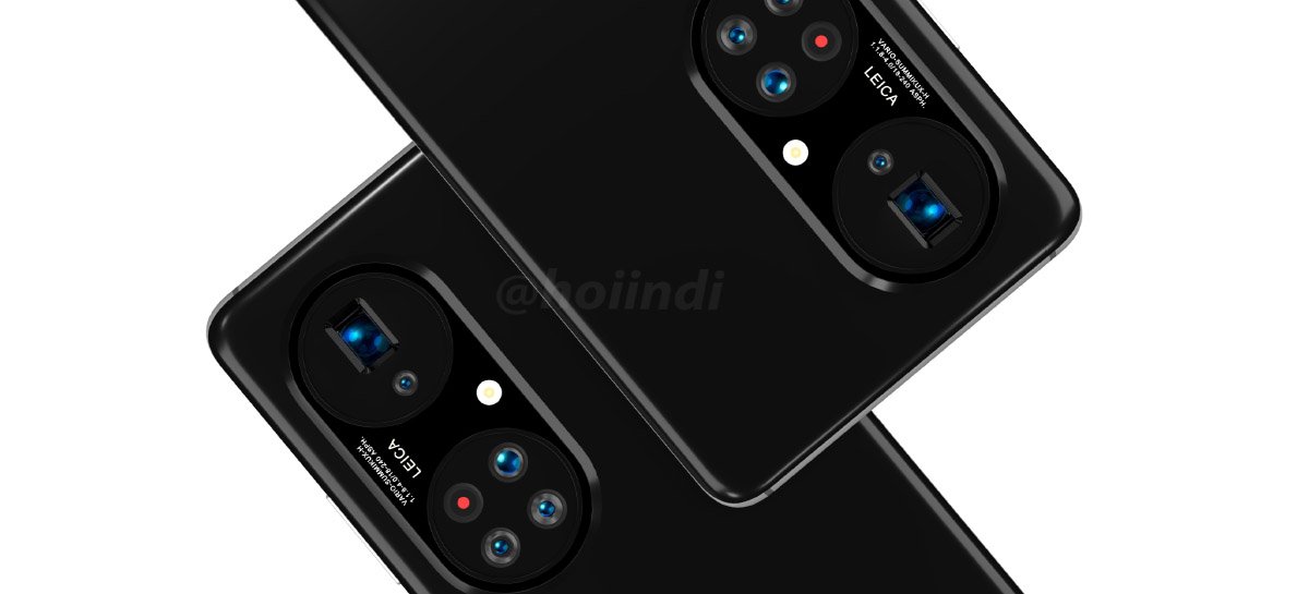 Design do Huawei P50 Pro Plus sugere conjunto com cinco câmeras